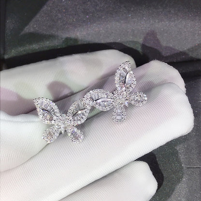 Butterfly Diamond Earrings - Apex Bling