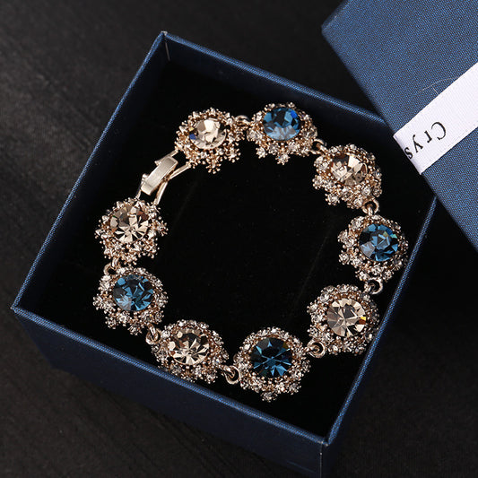 Super Flash Rhinestone Vintage Bracelet - Apex Bling